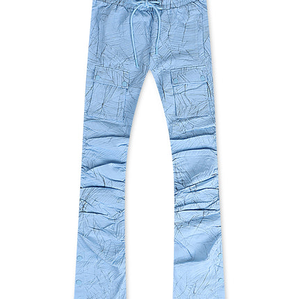 Buy Frost Monico Nylon Stacked Pants Blue