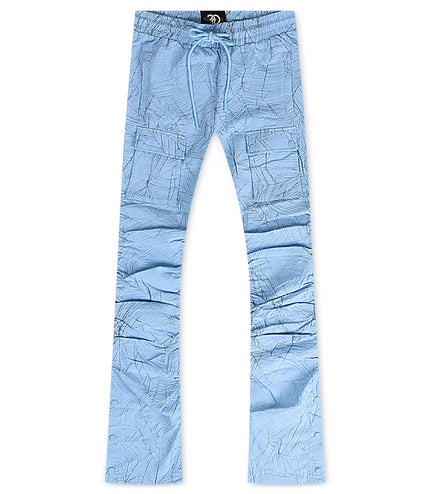 Buy Frost Monico Nylon Stacked Pants Blue