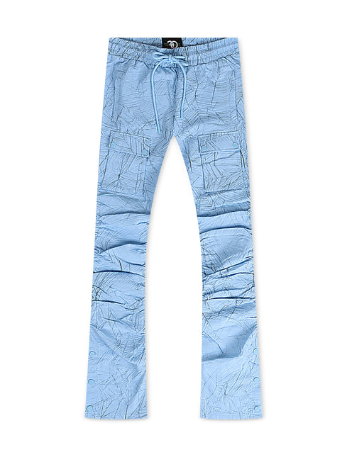 Buy Frost Monico Nylon Stacked Pants Blue