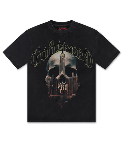 Buy Godspeed Skyline Tee - Black Wash