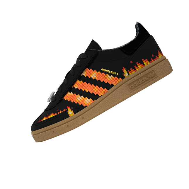 Adidas x Minecraft Kids Handball Spezial Lace Shoes - Black