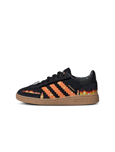Adidas x Minecraft Kids Handball Spezial Lace Shoes - Black
