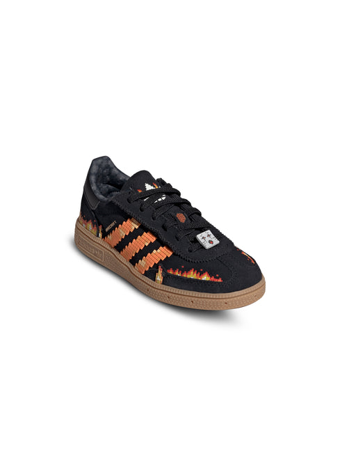 Adidas x Minecraft Kids Handball Spezial Lace Shoes - Black
