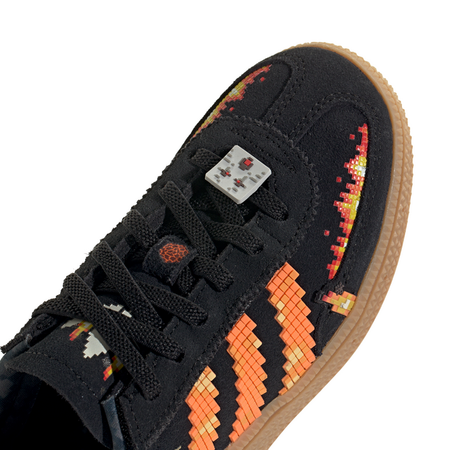 Adidas x Minecraft Kids Handball Spezial Lace Shoes - Black