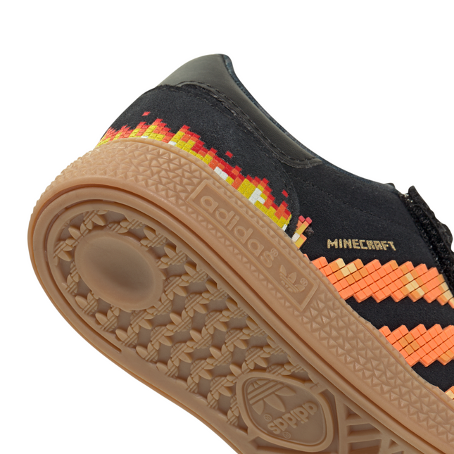 Adidas x Minecraft Kids Handball Spezial Lace Shoes - Black