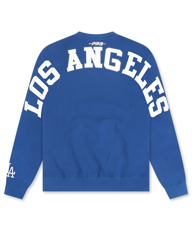 Pro Standard LA Dodgers Wingspan Drop Shoulder Crewneck - Royal Blue
