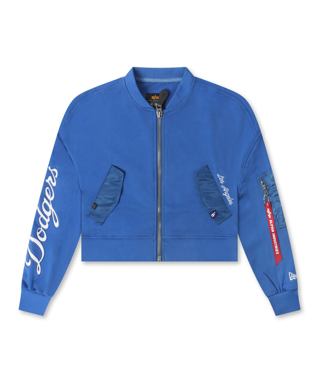 New Era Womens LA Dodgers Alpha Jacket - Royal