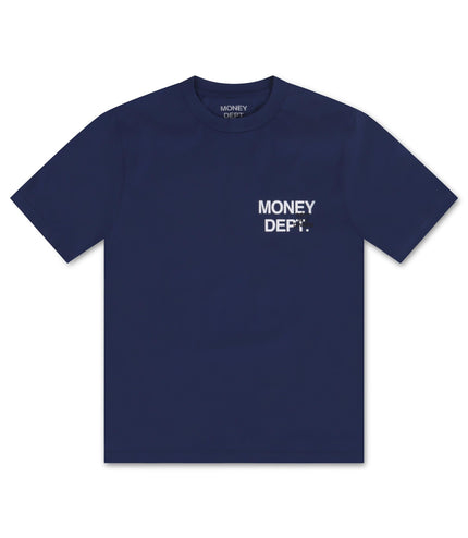 Money Dept. Dept De El Dinero Tee - Navy/White/Black - Denim Exchange 