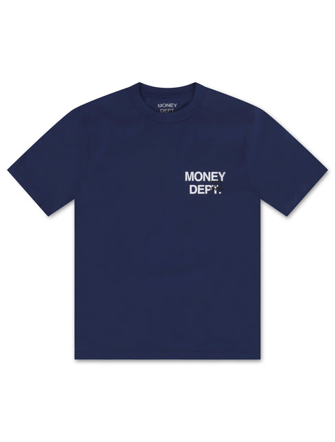 Money Dept. Dept De El Dinero Tee - Navy/White/Black - Denim Exchange 