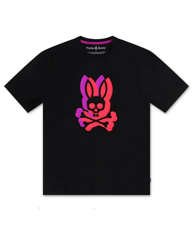 PSYCHO BUNNY GROVES GRAPHIC TEE - BLACK PSYCHO BUNNY