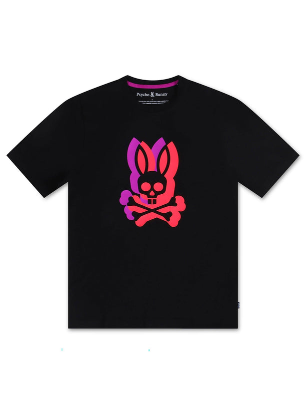 PSYCHO BUNNY GROVES GRAPHIC TEE - BLACK PSYCHO BUNNY