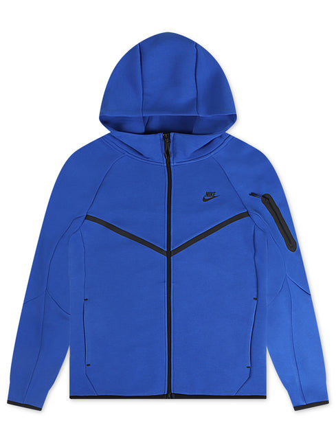 Nike Mens Tech Full Zip Windrunner Hoodie - Game Royal/Black