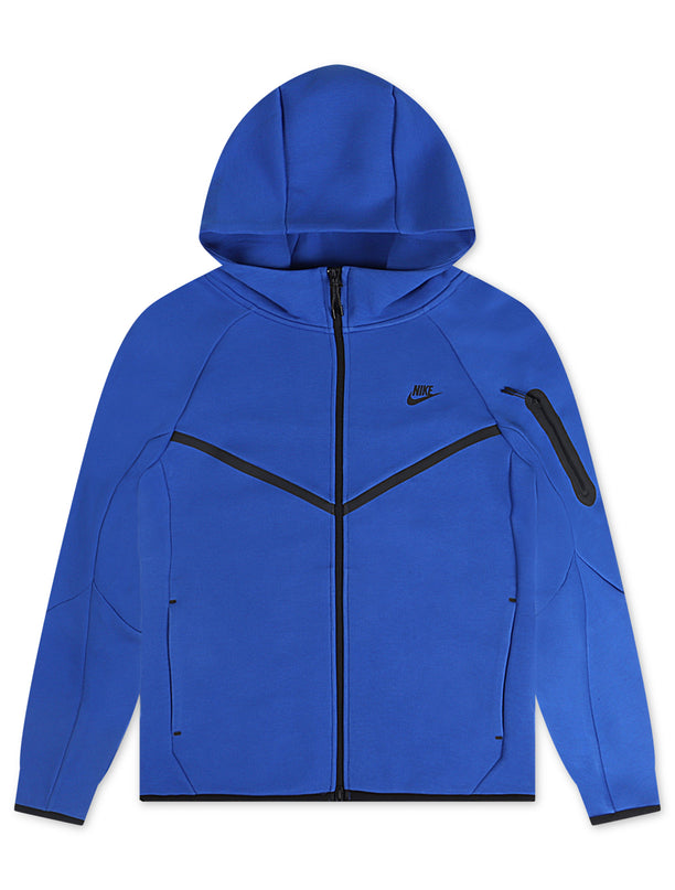 Nike Mens Tech Full Zip Windrunner Hoodie - Game Royal/Black