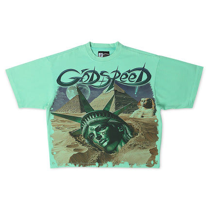 Godspeed Mother Cairo Boxy Fit Tee - Teal