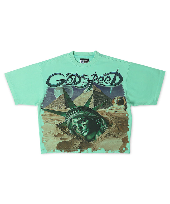 Godspeed Mother Cairo Boxy Fit Tee - Teal