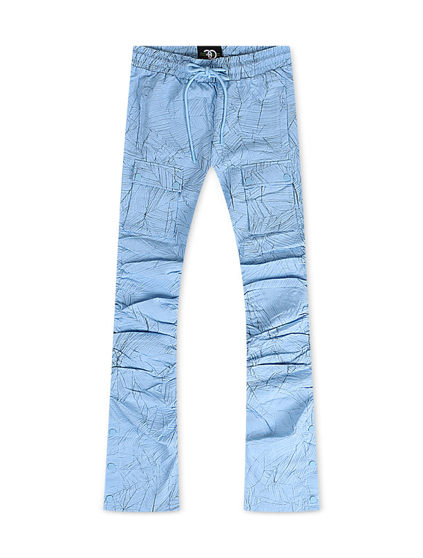 Frost Original Monico Nylon Stacked Pants- Blue