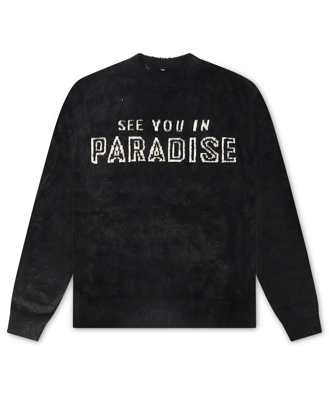 Jordan Craig Fluffy Sweater - Black