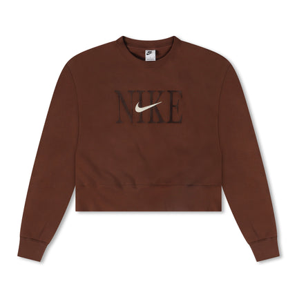 Nike Womens Sportswear Phoenix Fleece - Fauna Brown/Pale Ivory