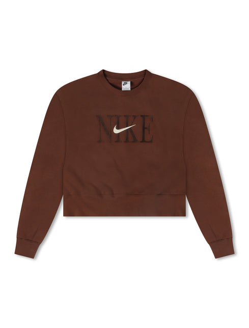 Nike Womens Sportswear Phoenix Fleece - Fauna Brown/Pale Ivory