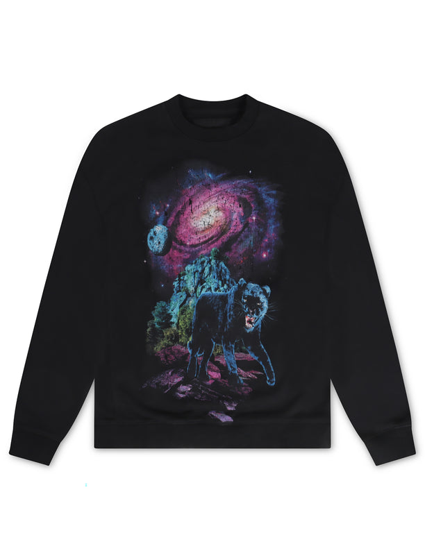 Cult Of Individuality Galaxy Crewneck - Pirate Black