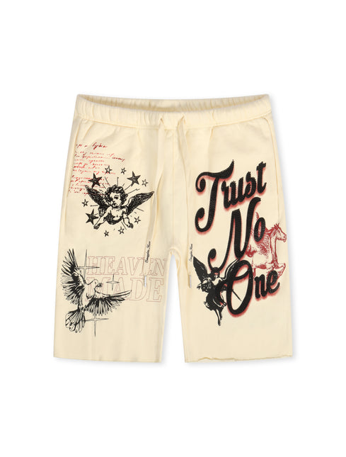 Smugglers Moon Heaven Made Knit Shorts - Ivory