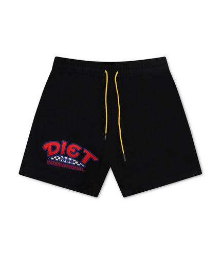 DIET STARTS MONDAY '84 INTL SHORTS - BLACK DIETSTARTSMONDAY