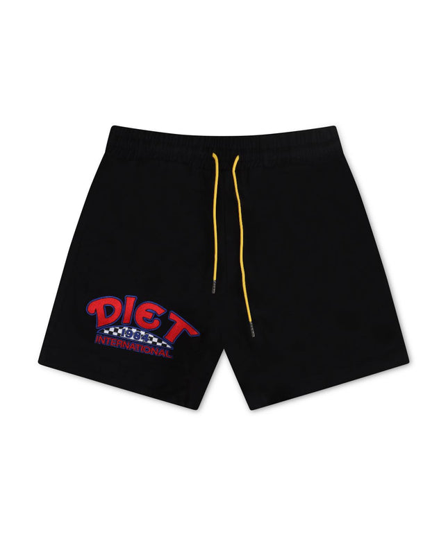 DIET STARTS MONDAY '84 INTL SHORTS - BLACK DIETSTARTSMONDAY