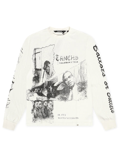 Trnchs Malcolm Thermal Long Sleeve - White