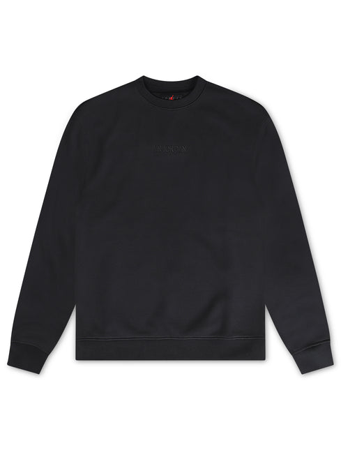 Air Jordan Mens Wordmark Crewneck - Off Noir