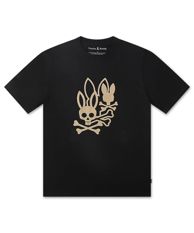 Psycho Bunny Aussie Graphic Tee - Black