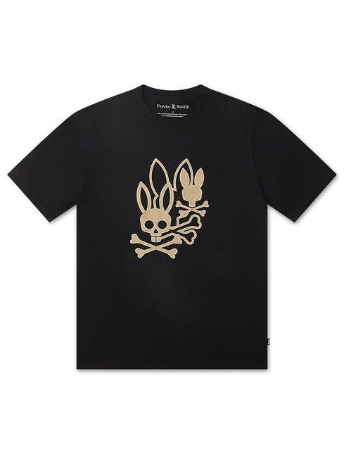 Psycho Bunny Aussie Graphic Tee - Black