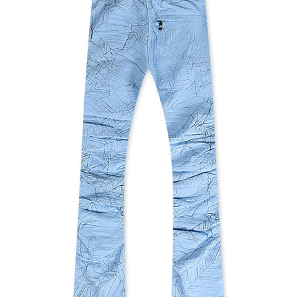 Frost Original Monico Nylon Stacked Pants- Blue

