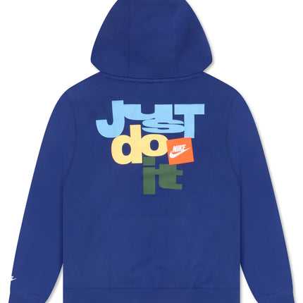 Nike Mens French Terry Hoodie - Royal Blue