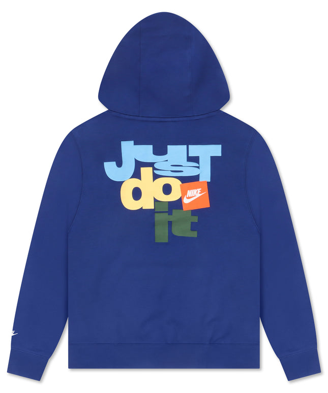 Nike Mens French Terry Hoodie - Royal Blue