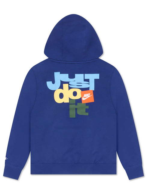 Nike Mens French Terry Hoodie - Royal Blue