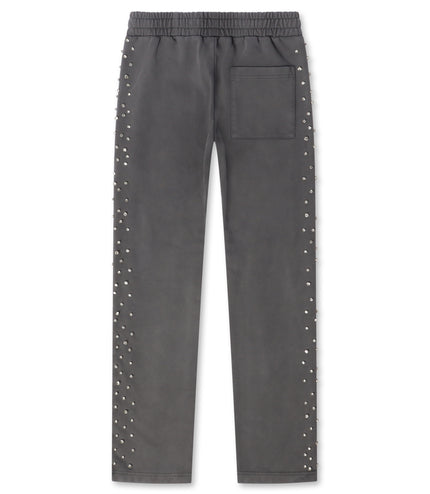 Embellish Ice Lounge Rhinestone Sweatpants - Slate