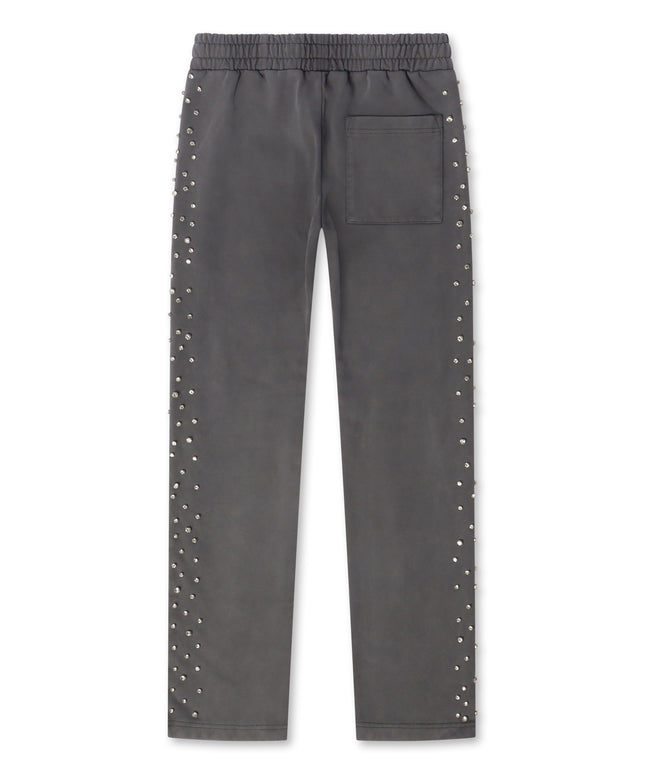 Embellish Ice Lounge Rhinestone Sweatpants - Slate