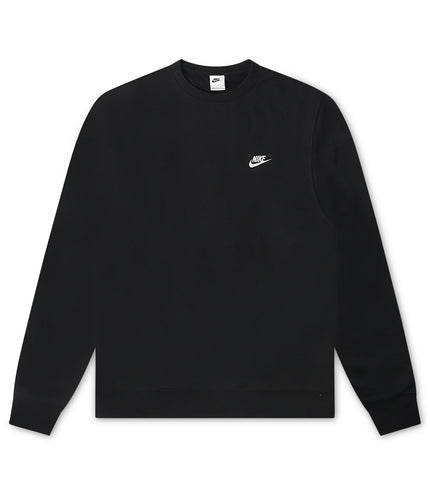 Nike Mens Club Fleece Crewneck - Black