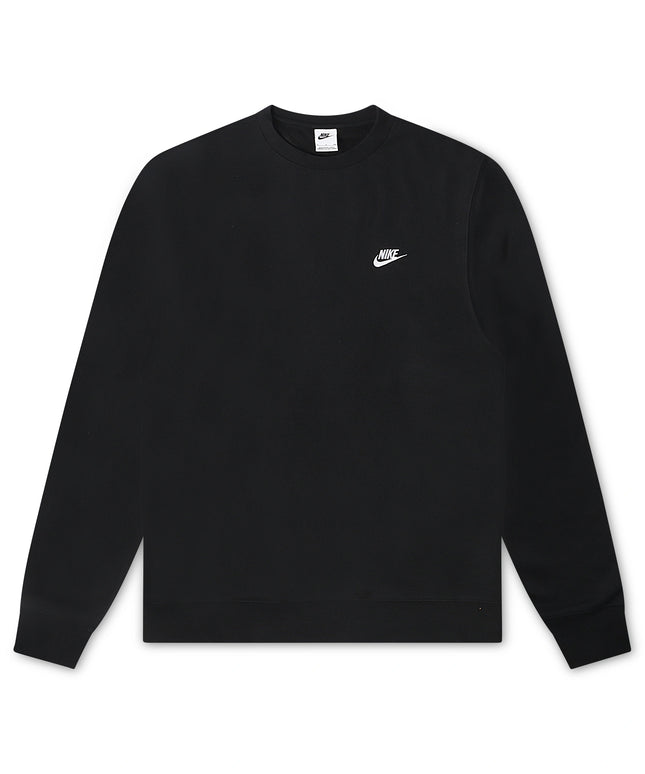 Nike Mens Club Fleece Crewneck - Black