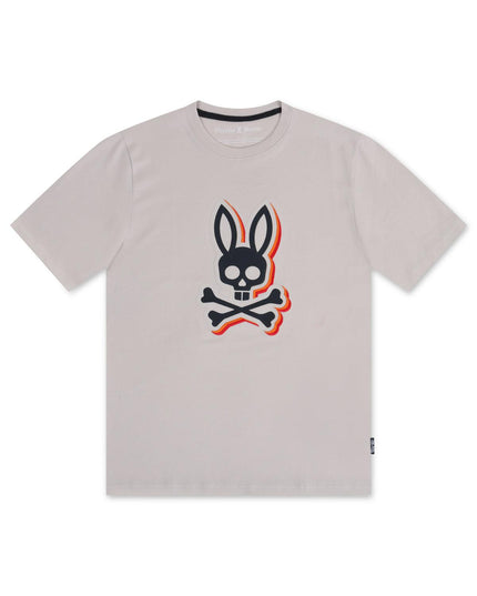 Psycho Bunny Sanderson Graphic Tee - Natural Linen - Denim Exchange 