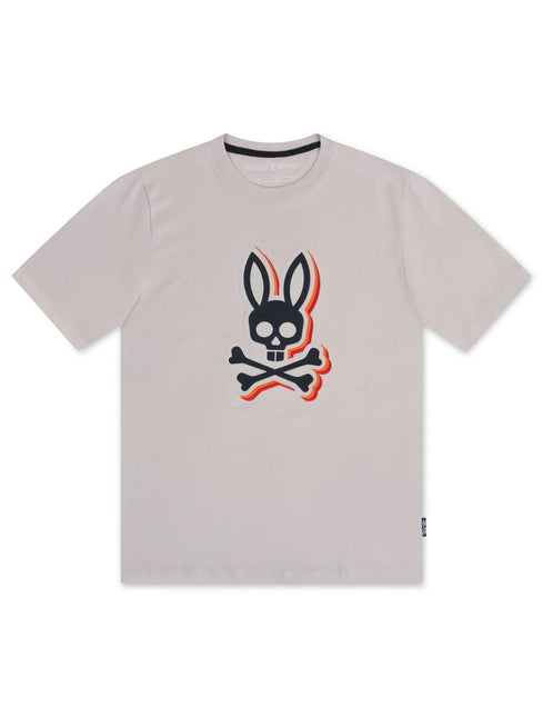 Psycho Bunny Sanderson Graphic Tee - Natural Linen - Denim Exchange 