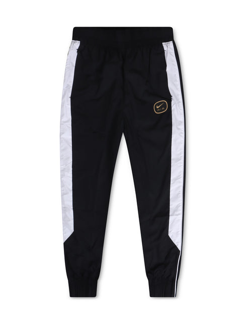 Nike Mens Air Pant Woven Pants - Black/White/Metallic Gold