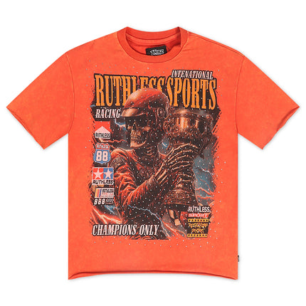 YRBZ Ruthless Cropped Tee - Orange