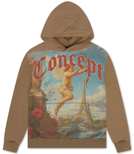 Concept LA Angel Hoodie - Brown Wash
