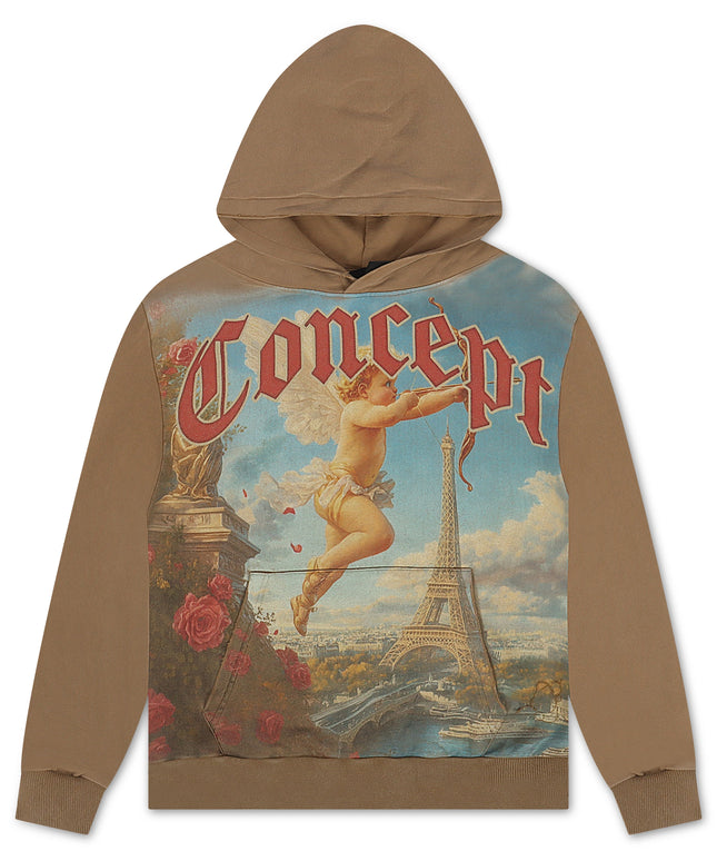Concept LA Angel Hoodie - Brown Wash