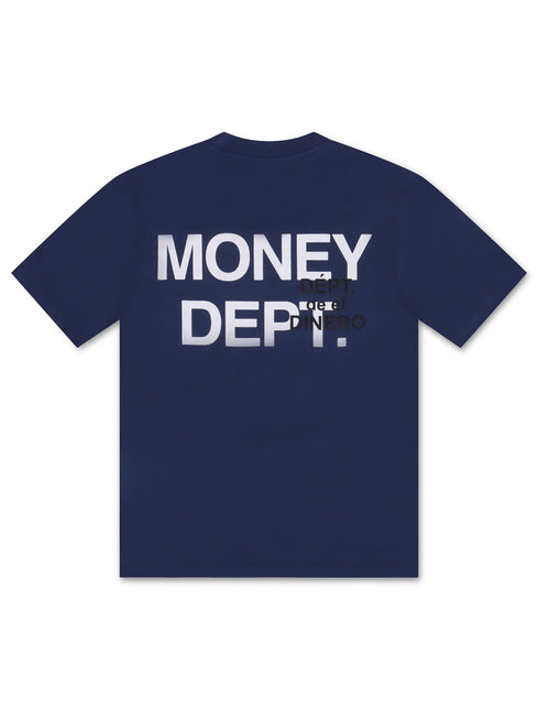 Money Dept. Dept De El Dinero Tee - Navy/White/Black - Denim Exchange 