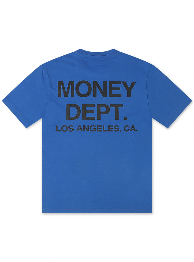 Money Dept. Los Angeles Heavyweight Tee - Blue/Black