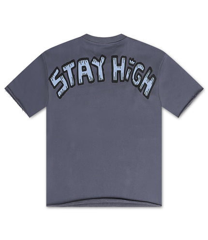 Bkys Stay High Heavyweight Tee - Grey