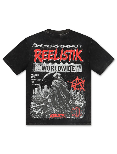 Reelistik Resonate Tee - Black