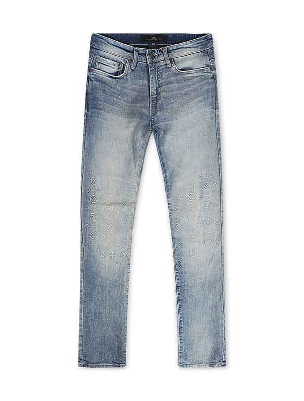 Jordan Craig Monogram Denim Jean - Lager